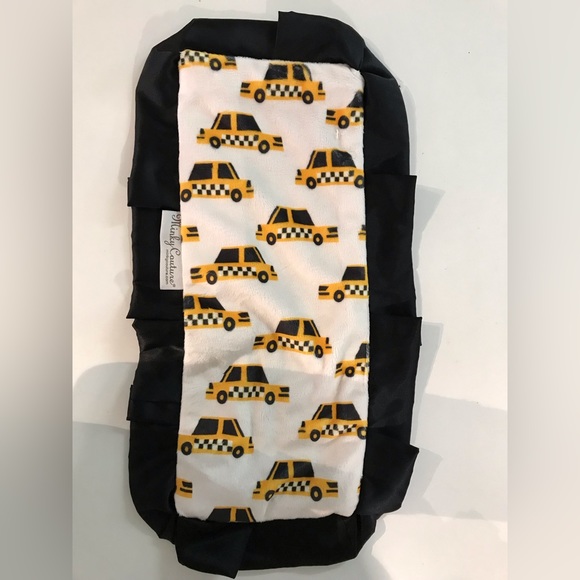 Minky Couture Yellow Taxi Security Blankie/Lovey. NWOT - Picture 1 of 4